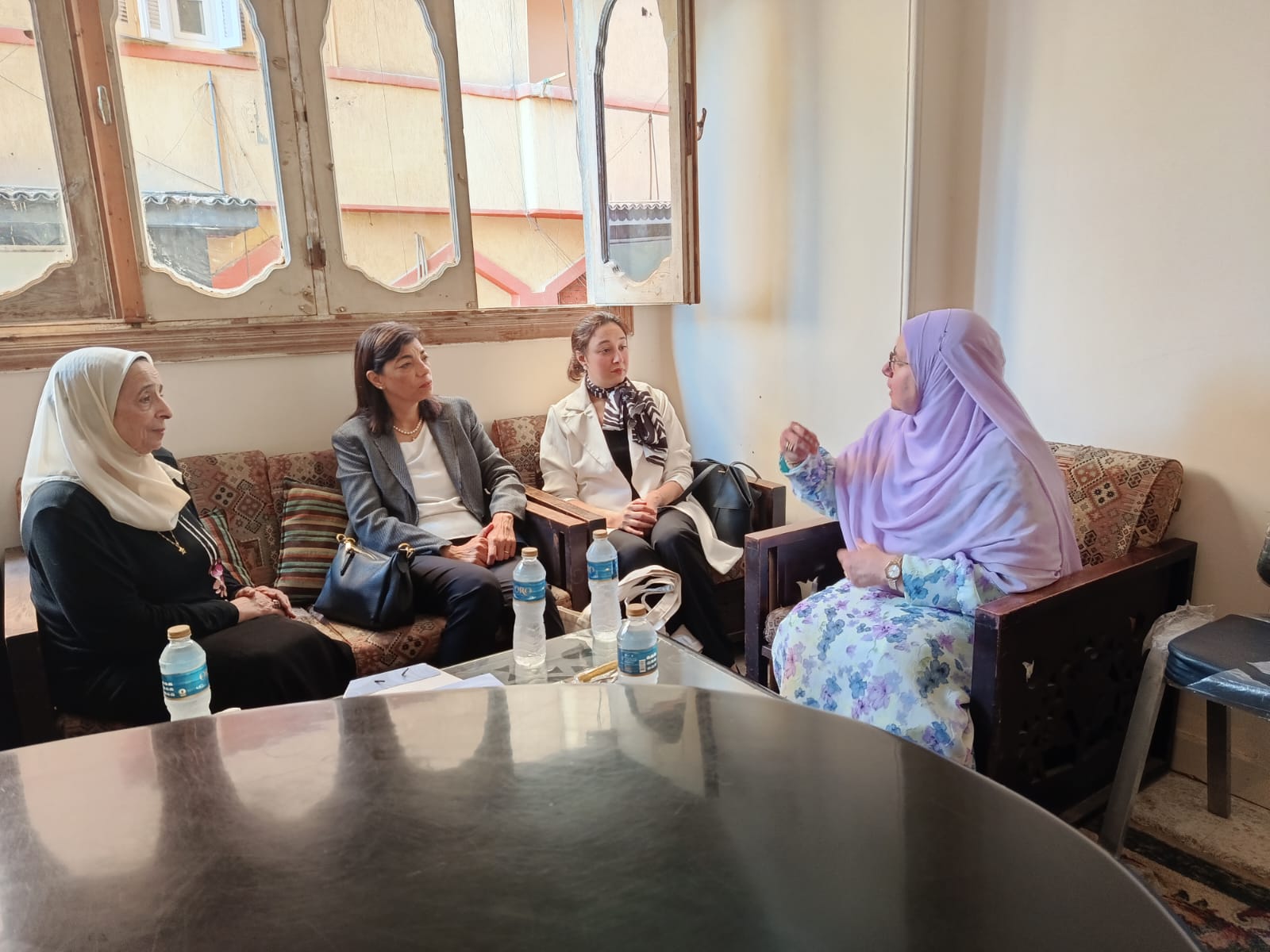السفيرة دينا الصيحي تبحث مع «القومي للمرأة» بدمياط تعزيز جهود التوعية بمخاطر الاتجار بالبشر